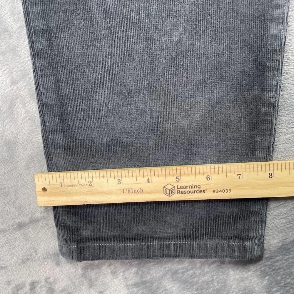 Flint and Tinder Corduroy Pants HB Athletic Tapered Fit Charcoal Gray Mens 36x32